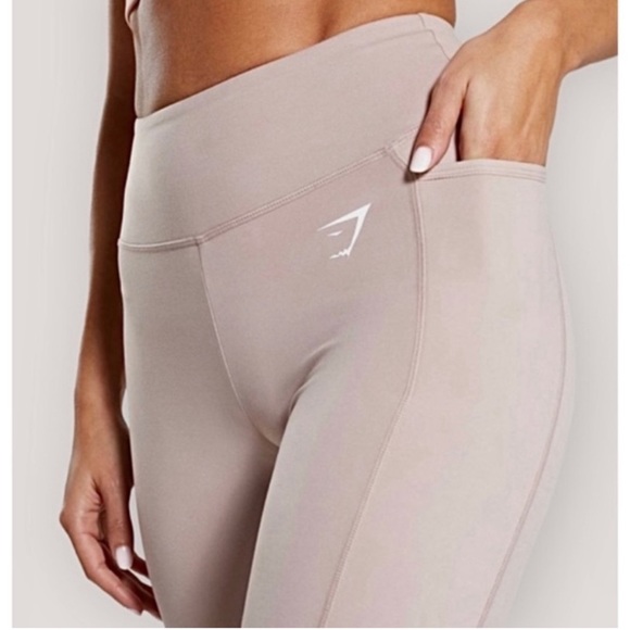 Gymshark Dreamy Leggings in Taupe - Picture 6 of 11